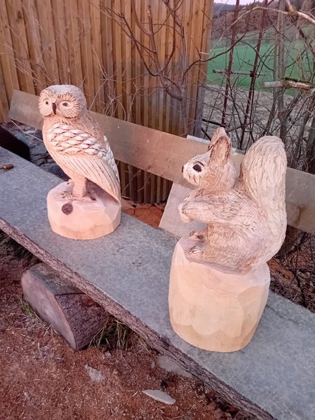 Handarbeit aus Holz – Eule als Unikat